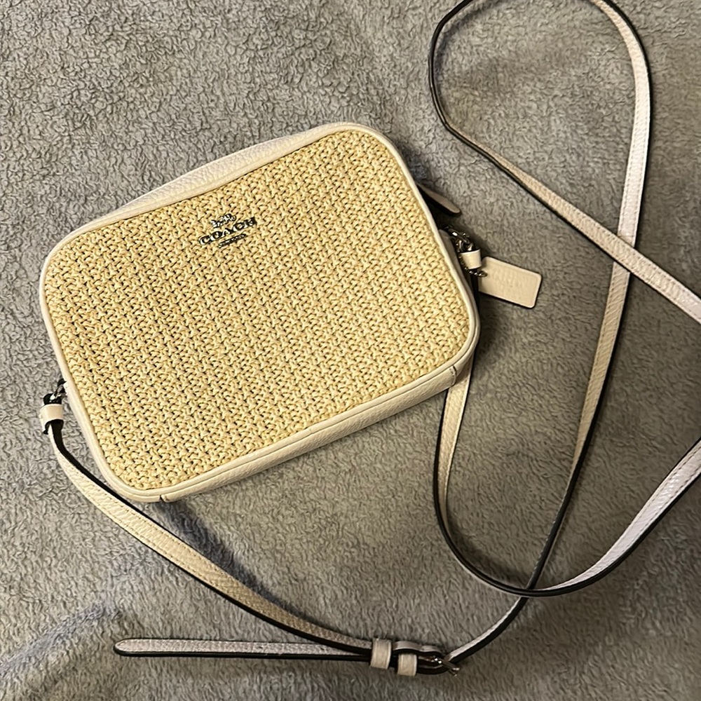 Previously loved mini camera bag coach